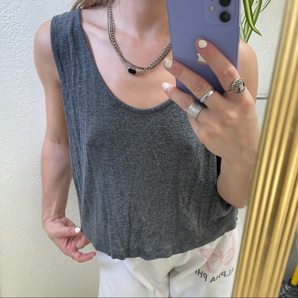BRANDY MELVILLE GREY TANK TOP - Picture 3 of 5